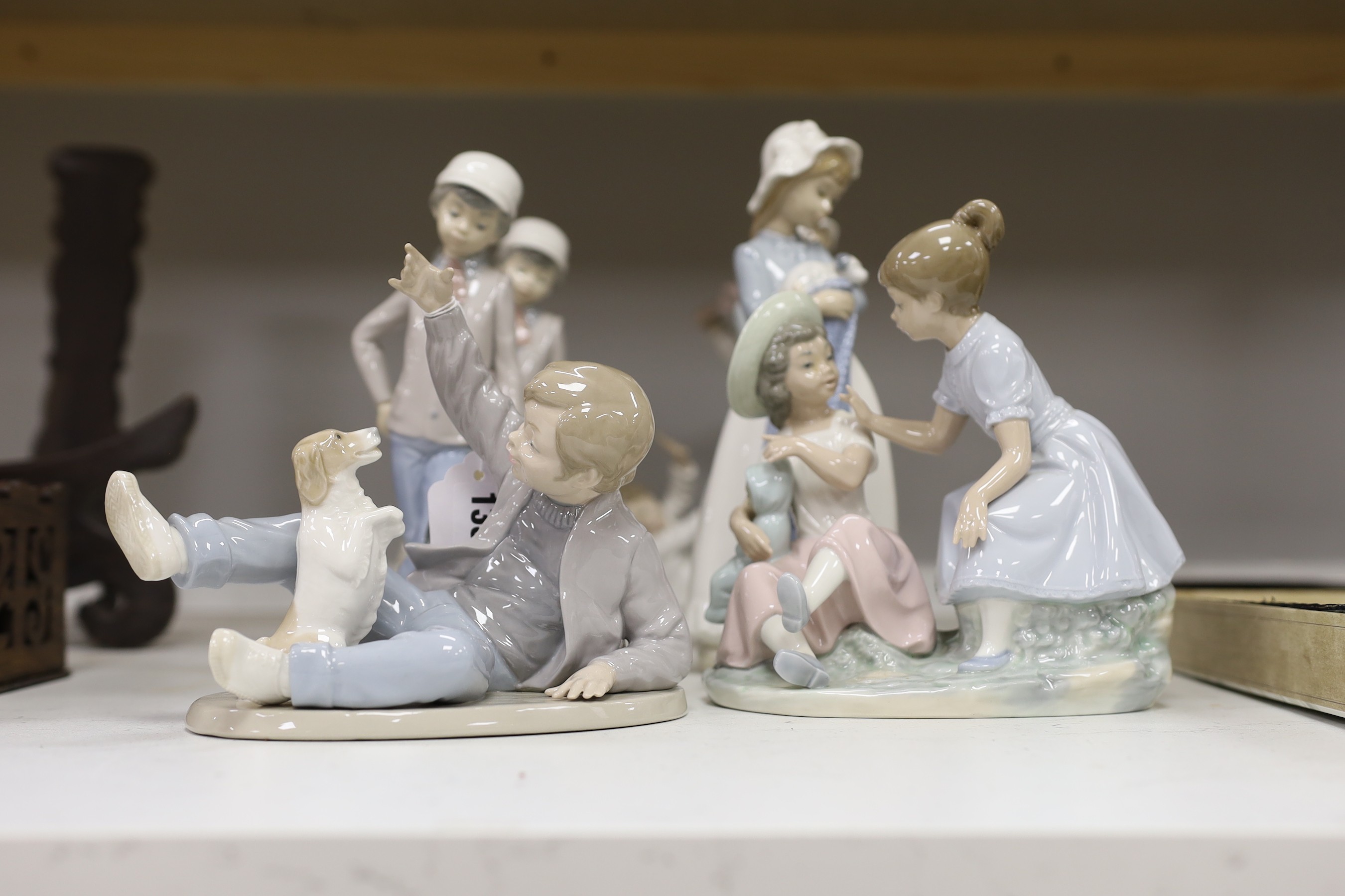 Eight Nao figures
